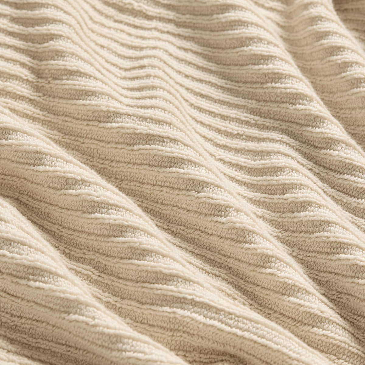 Ribbed Cotton TENCEL™ Hand Towels Set of 2