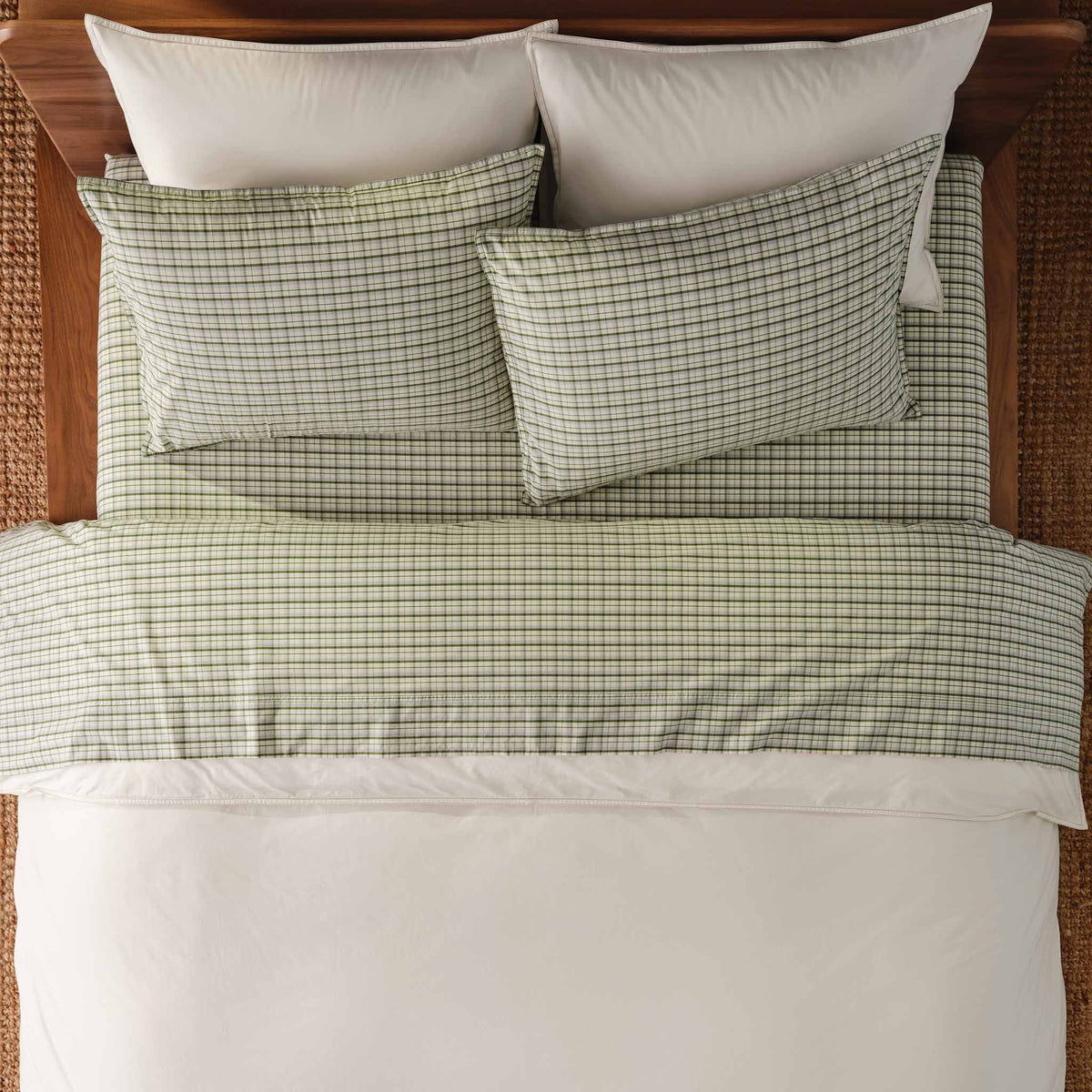 Set of 2 Washed Classic Percale Core Sheet Set Bundle