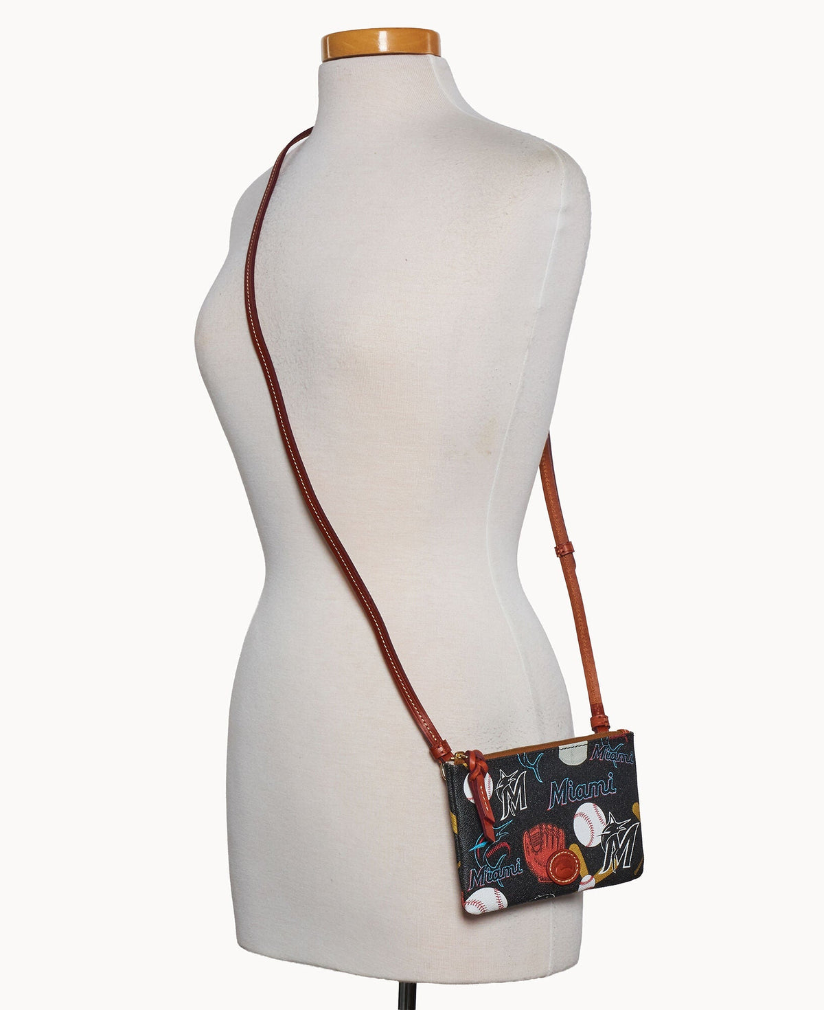 MLB Marlins Top Zip Crossbody