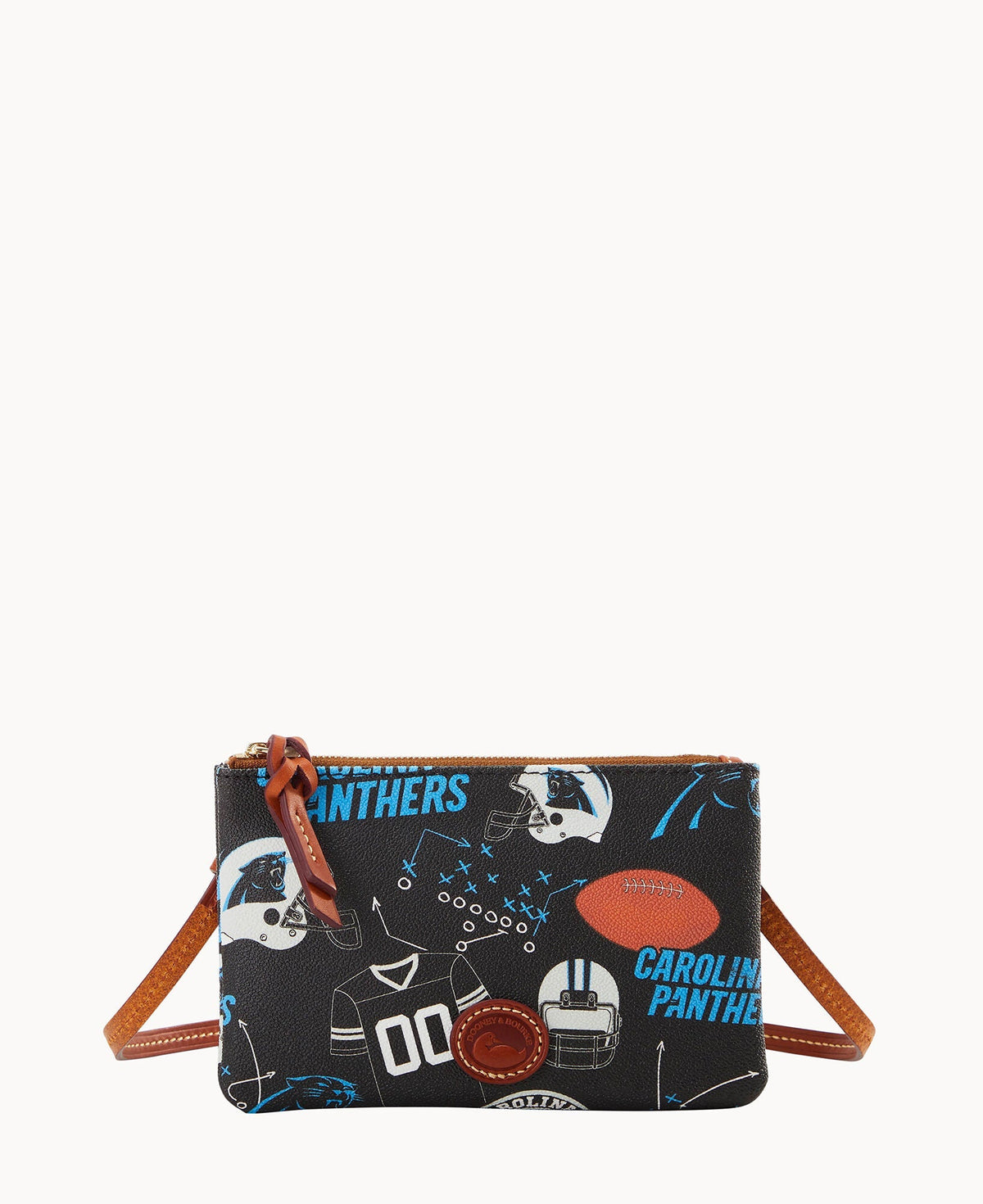 NFL Panthers Top Zip Crossbody