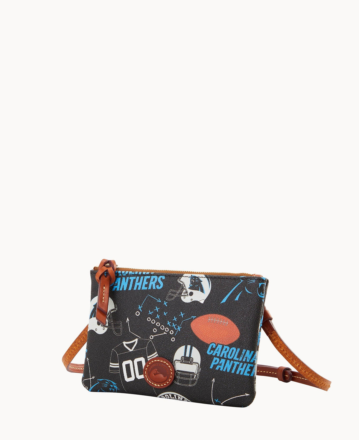 NFL Panthers Top Zip Crossbody