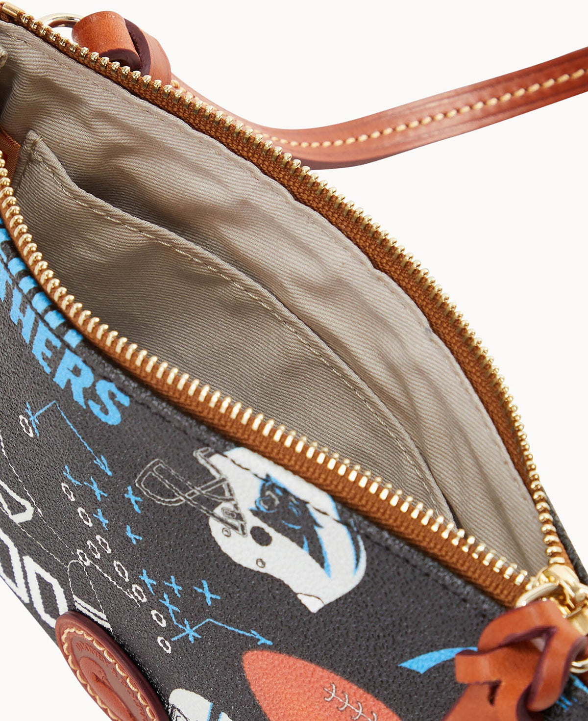 NFL Panthers Top Zip Crossbody