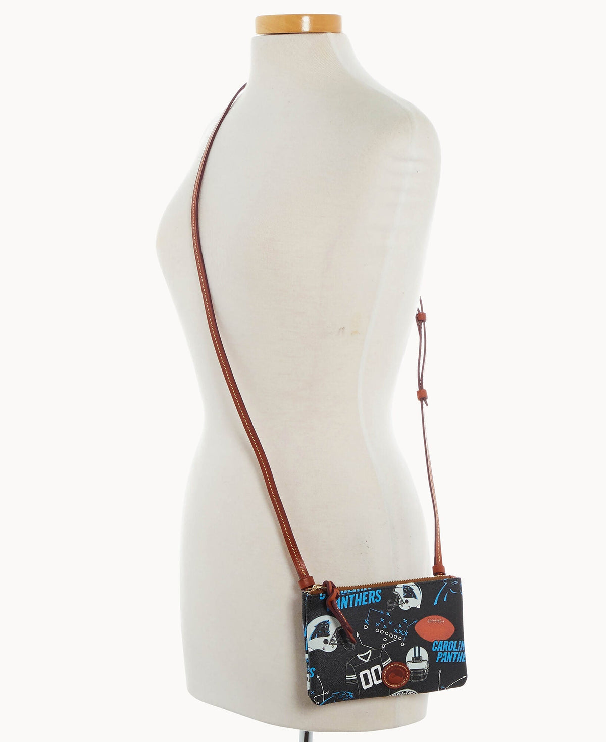 NFL Panthers Top Zip Crossbody