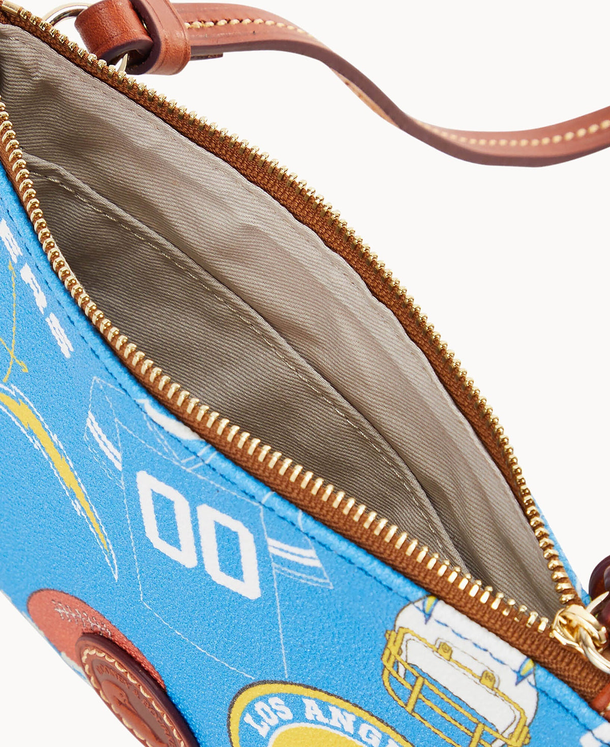 NFL Chargers Top Zip Crossbody
