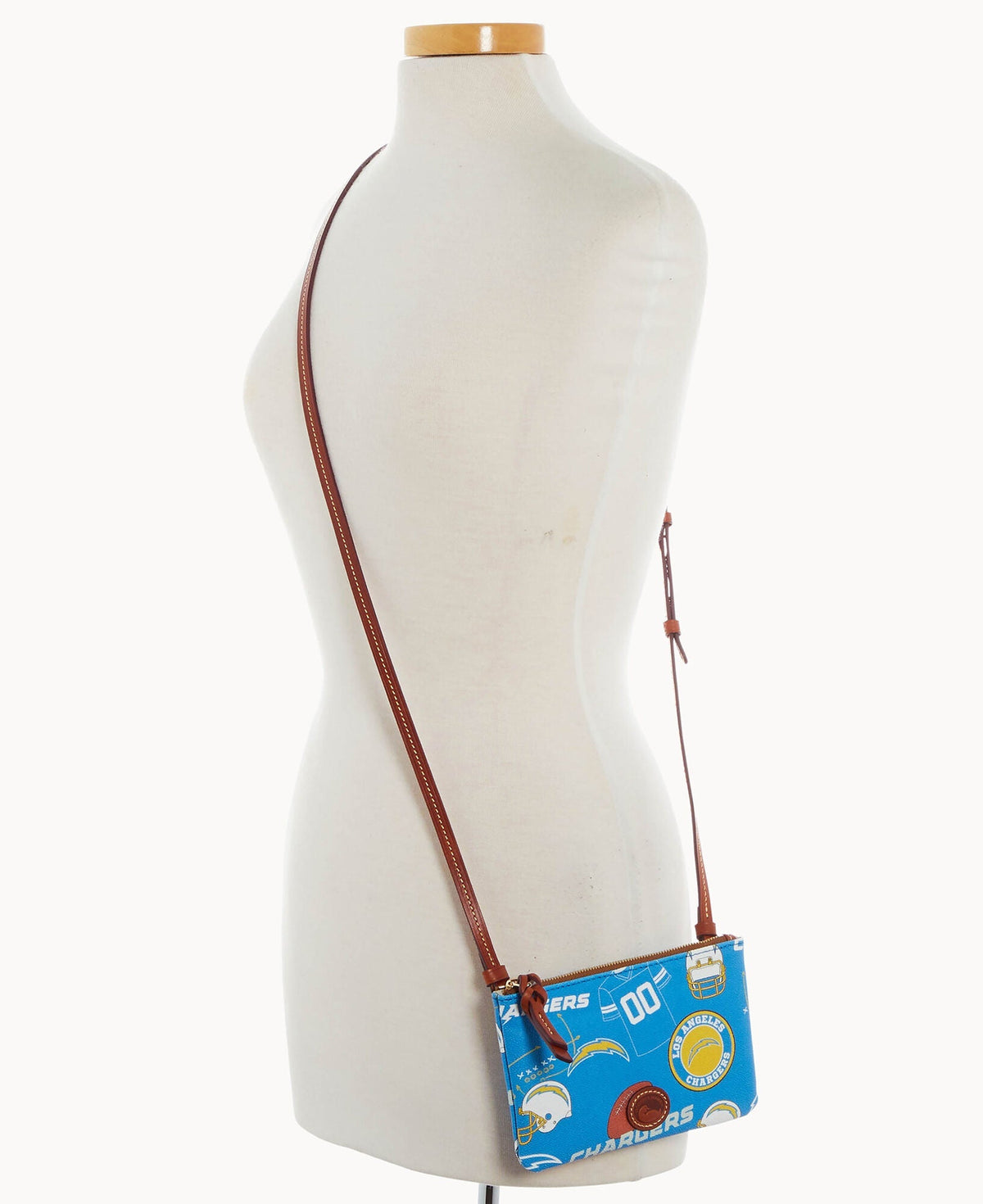 NFL Chargers Top Zip Crossbody