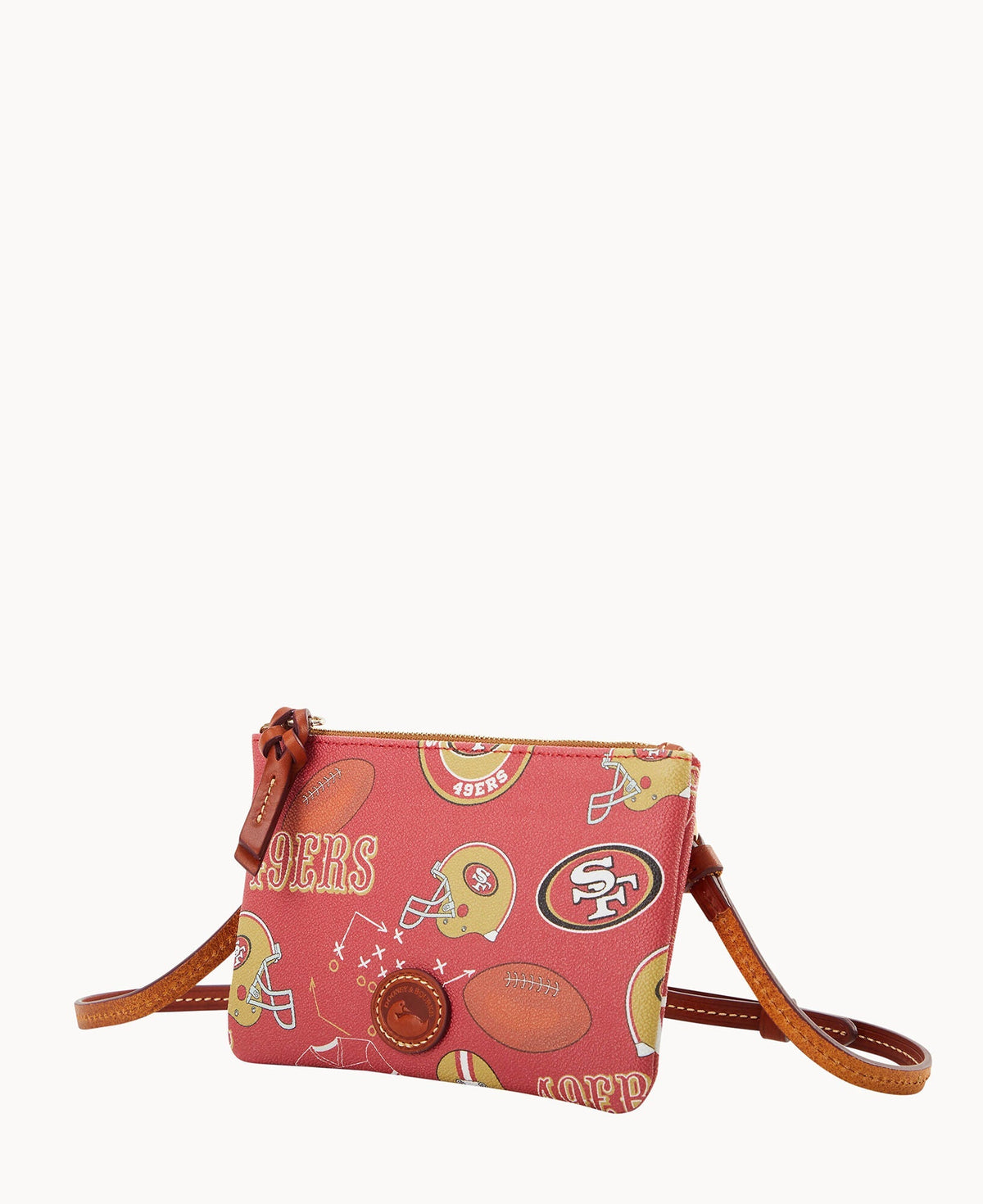 NFL 49ERS Top Zip Crossbody