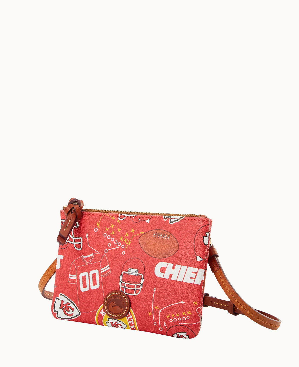 NFL Chiefs Top Zip Crossbody