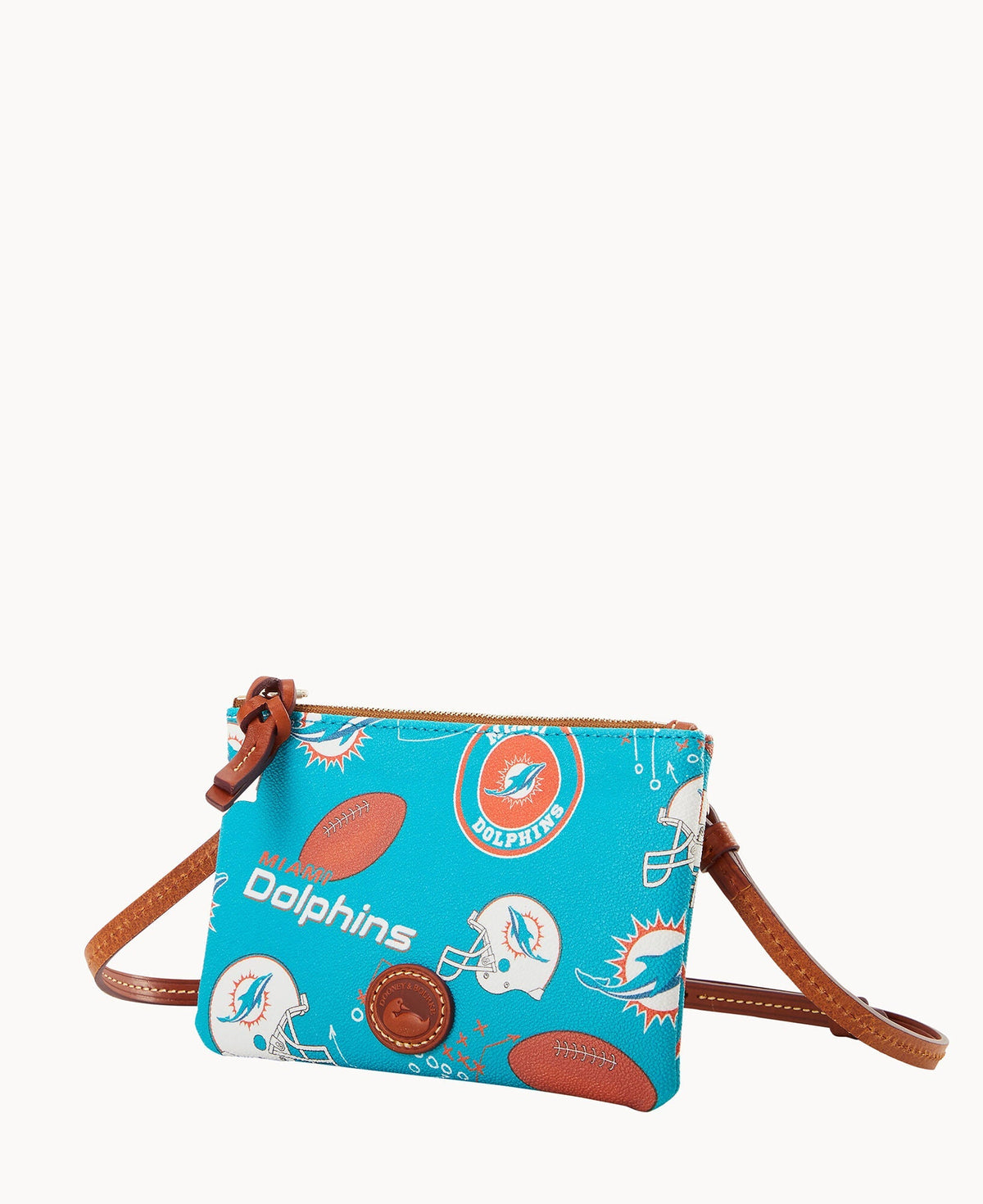 NFL Dolphins Top Zip Crossbody