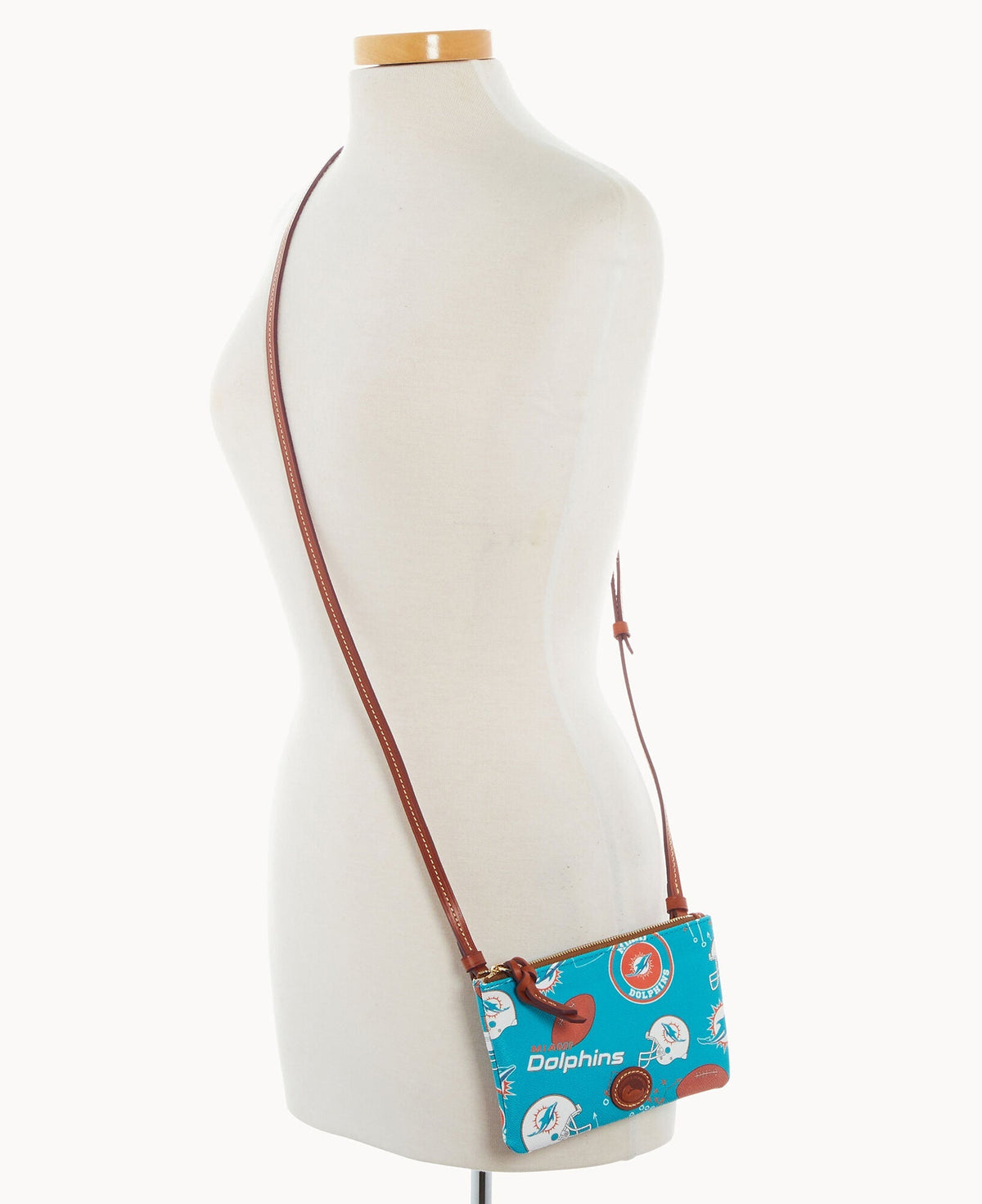 NFL Dolphins Top Zip Crossbody