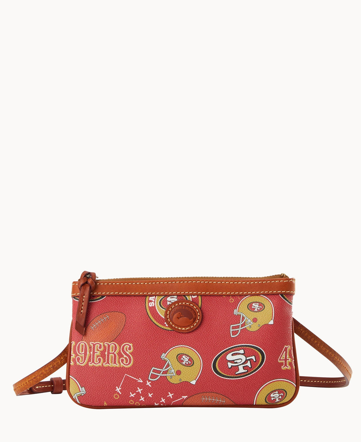 NFL 49ERS Large Slim Crossbody
