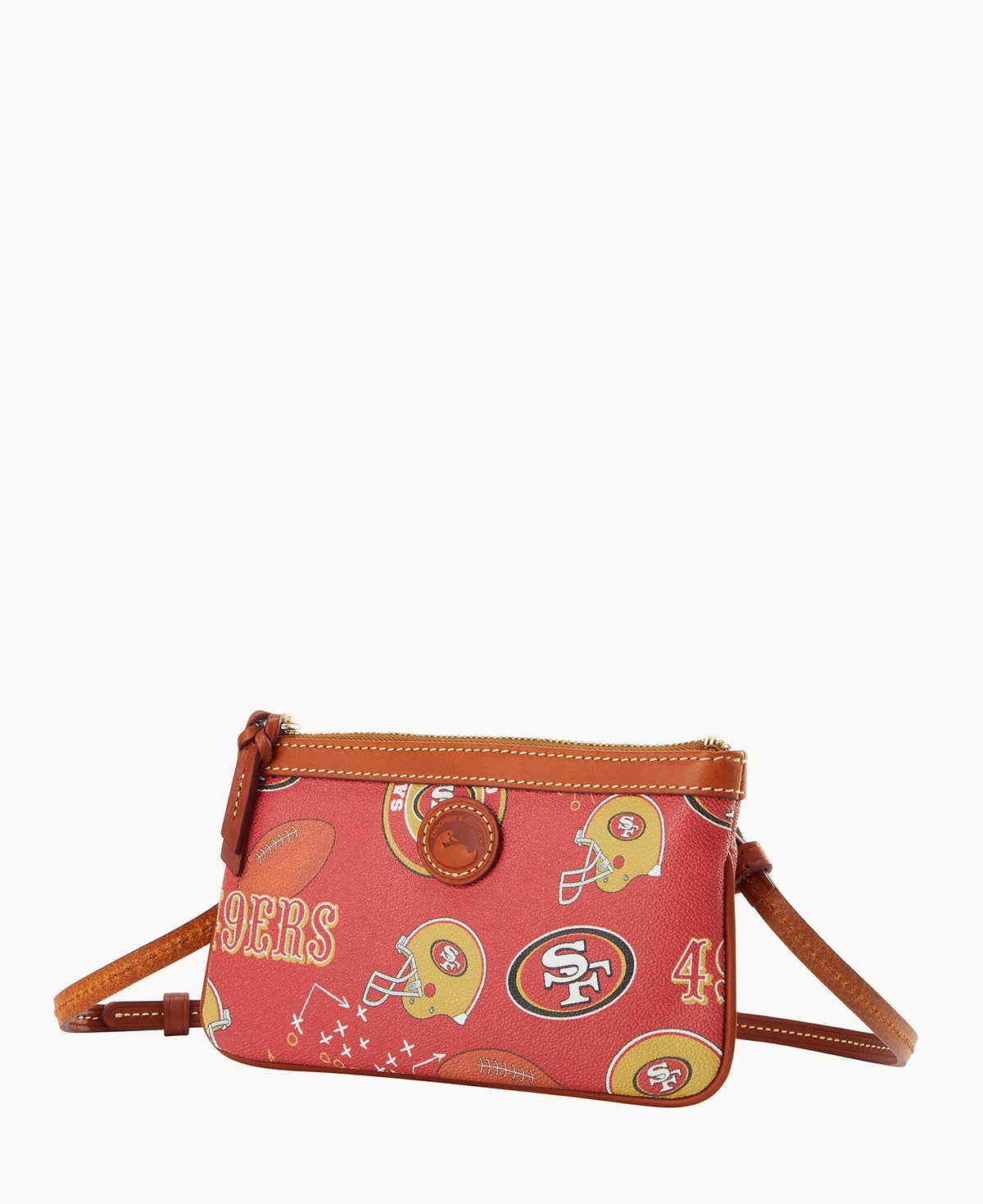 NFL 49ERS Large Slim Crossbody