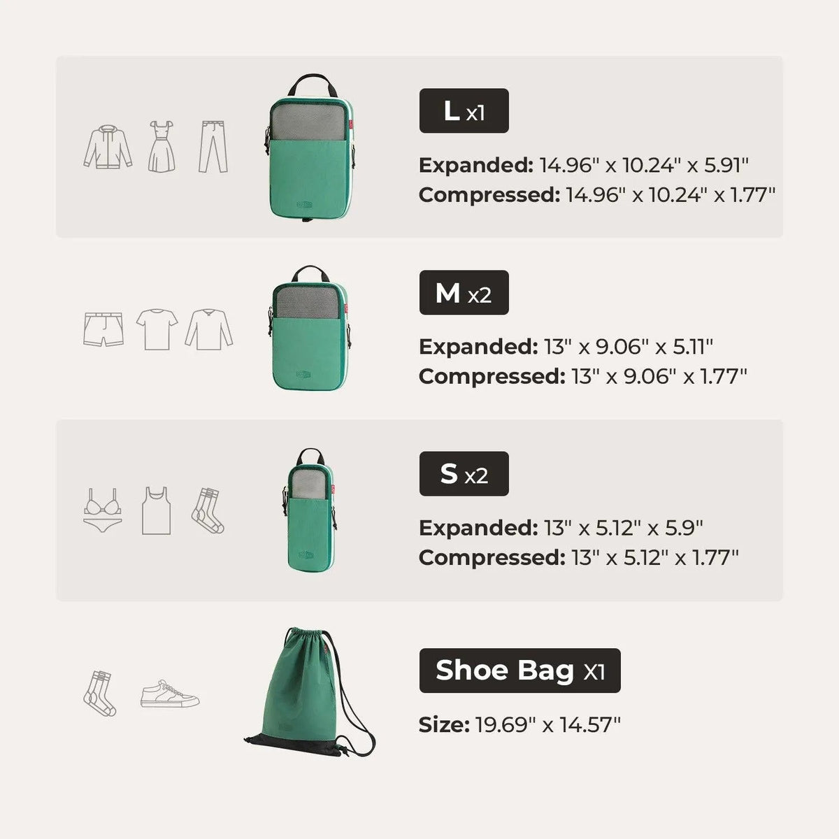 Blast Packing Cubes (Free-Gift)