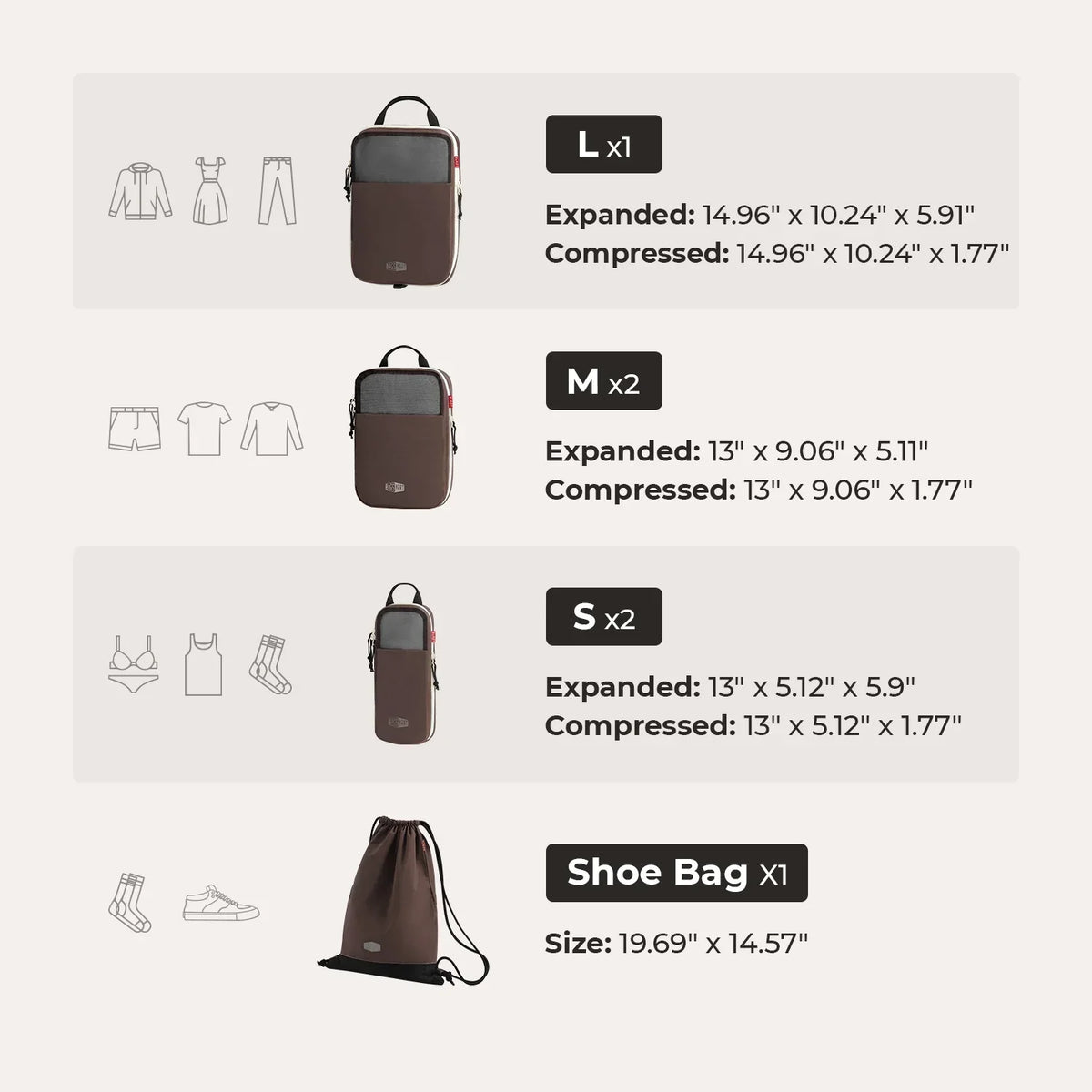 Blast Packing Cubes