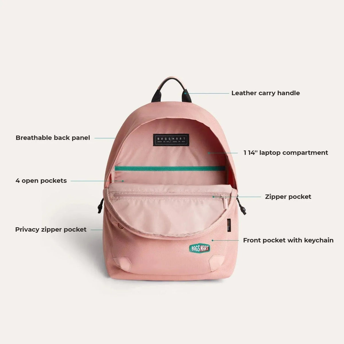 Cordura® Campus Backpack with Laptop Sleeve