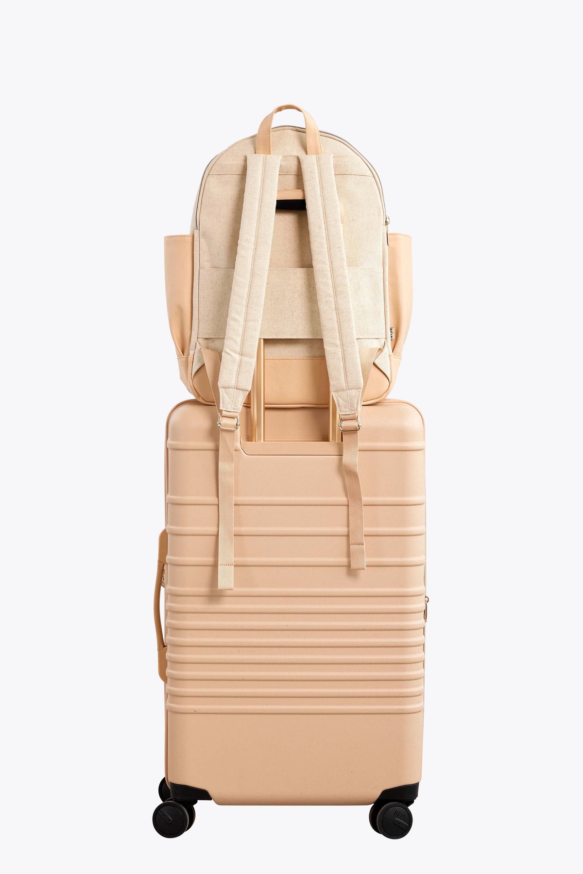 Resale The Travel Backpack in Beige