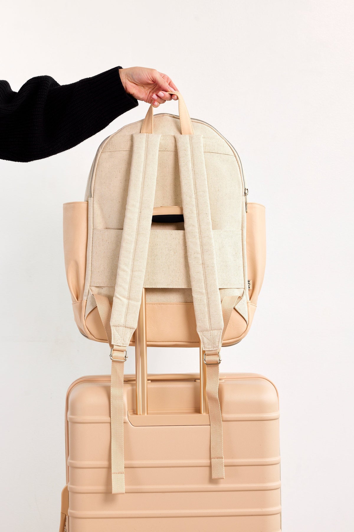Resale The Travel Backpack in Beige