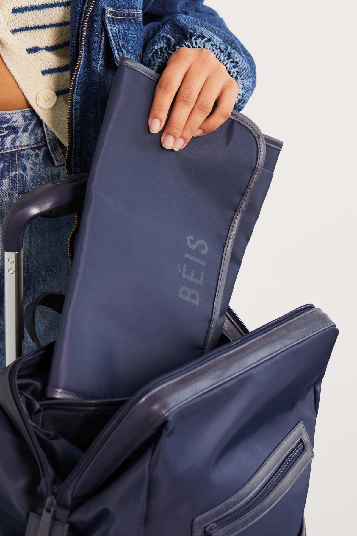 Resale The Backpack Diaper Bag in Navy