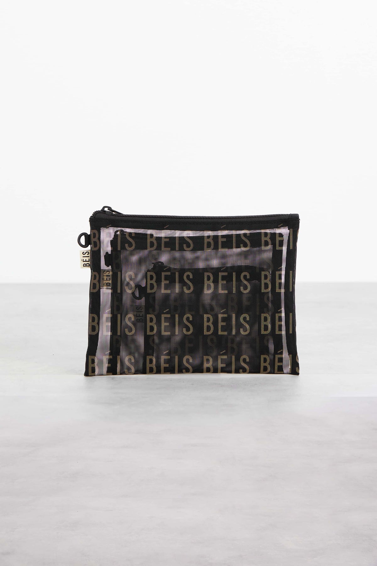The Mesh Pouch Trio in Black