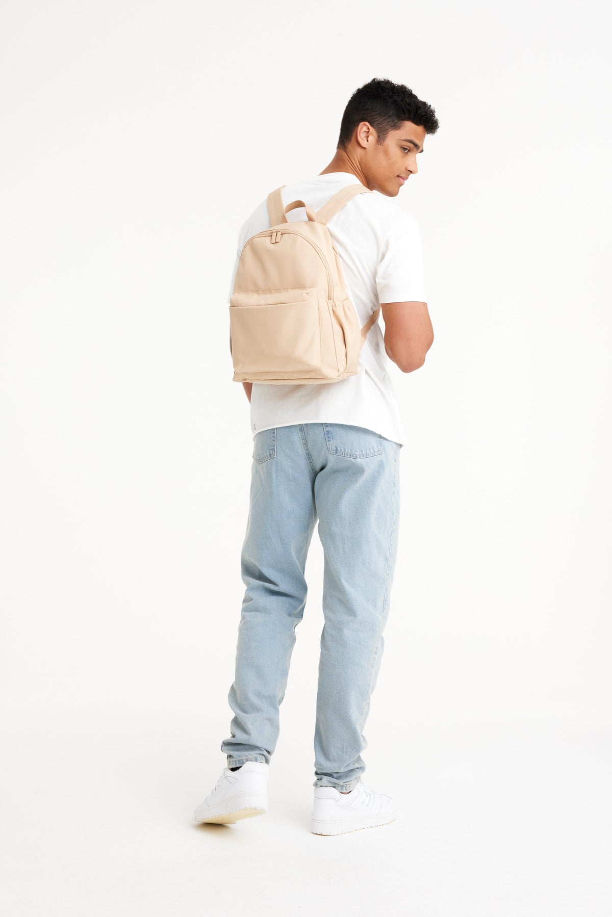 The BÉISics Backpack in Beige