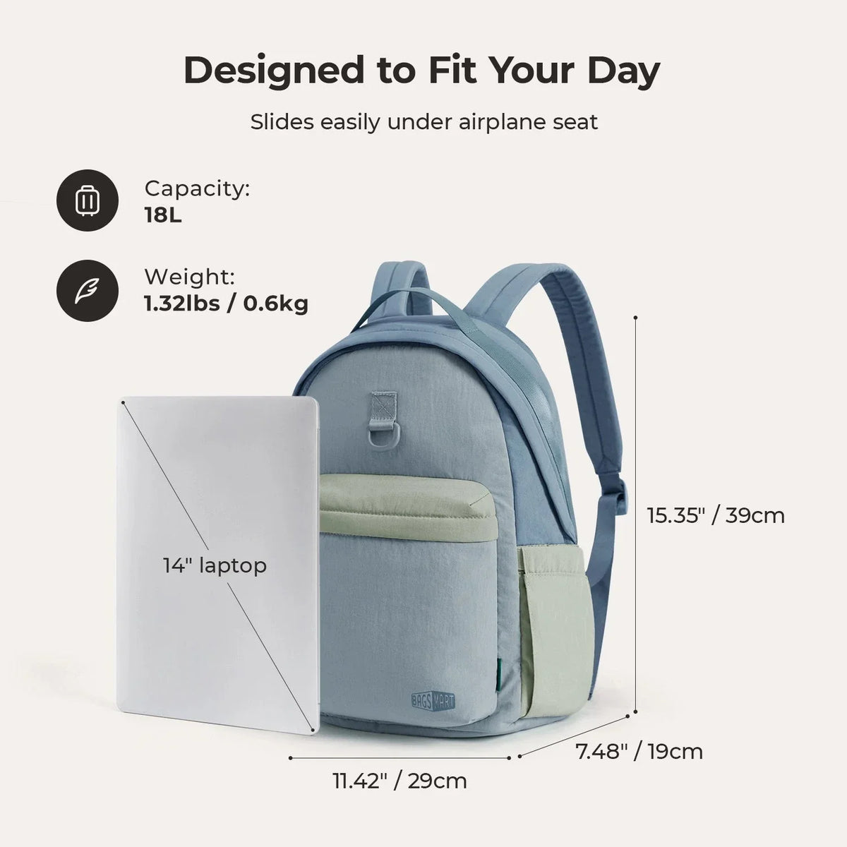 (FREE GIFT)Crush 18L Backpack