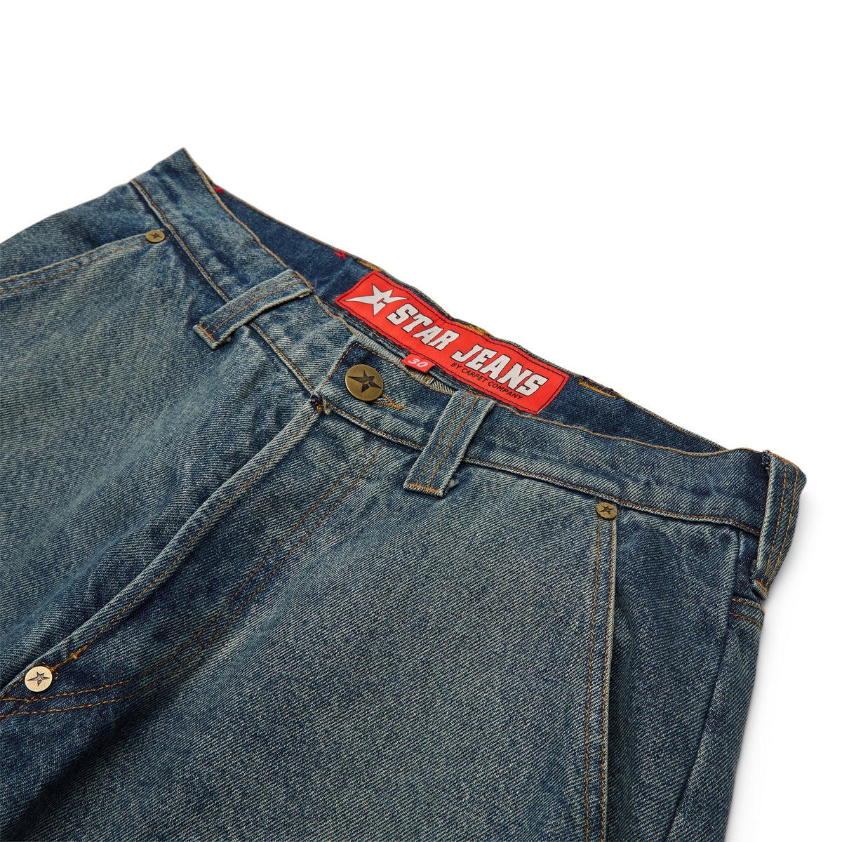 Carpet Company C-Star Double Knee Shorts (Blue)