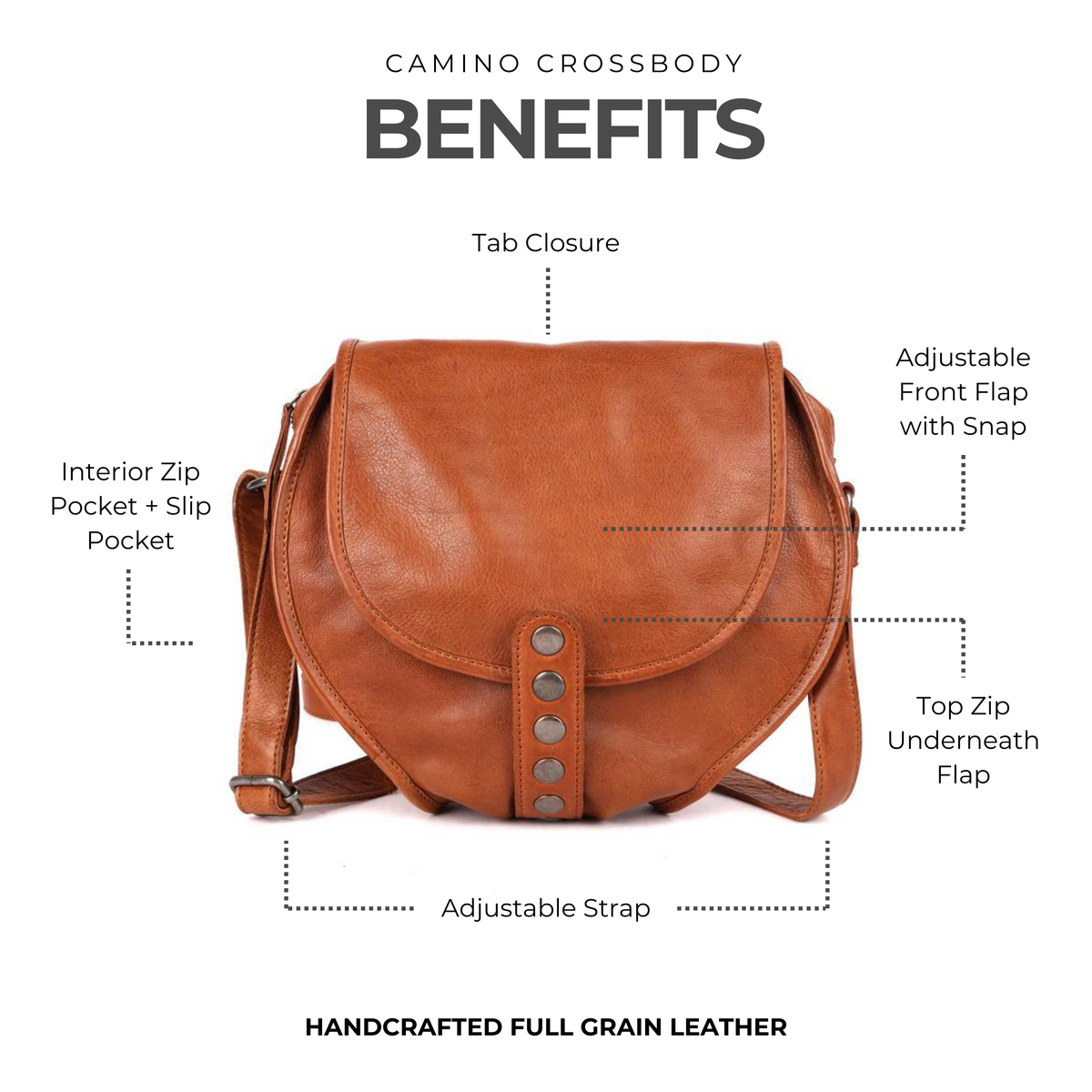 Camino Leather Crossbody Bag