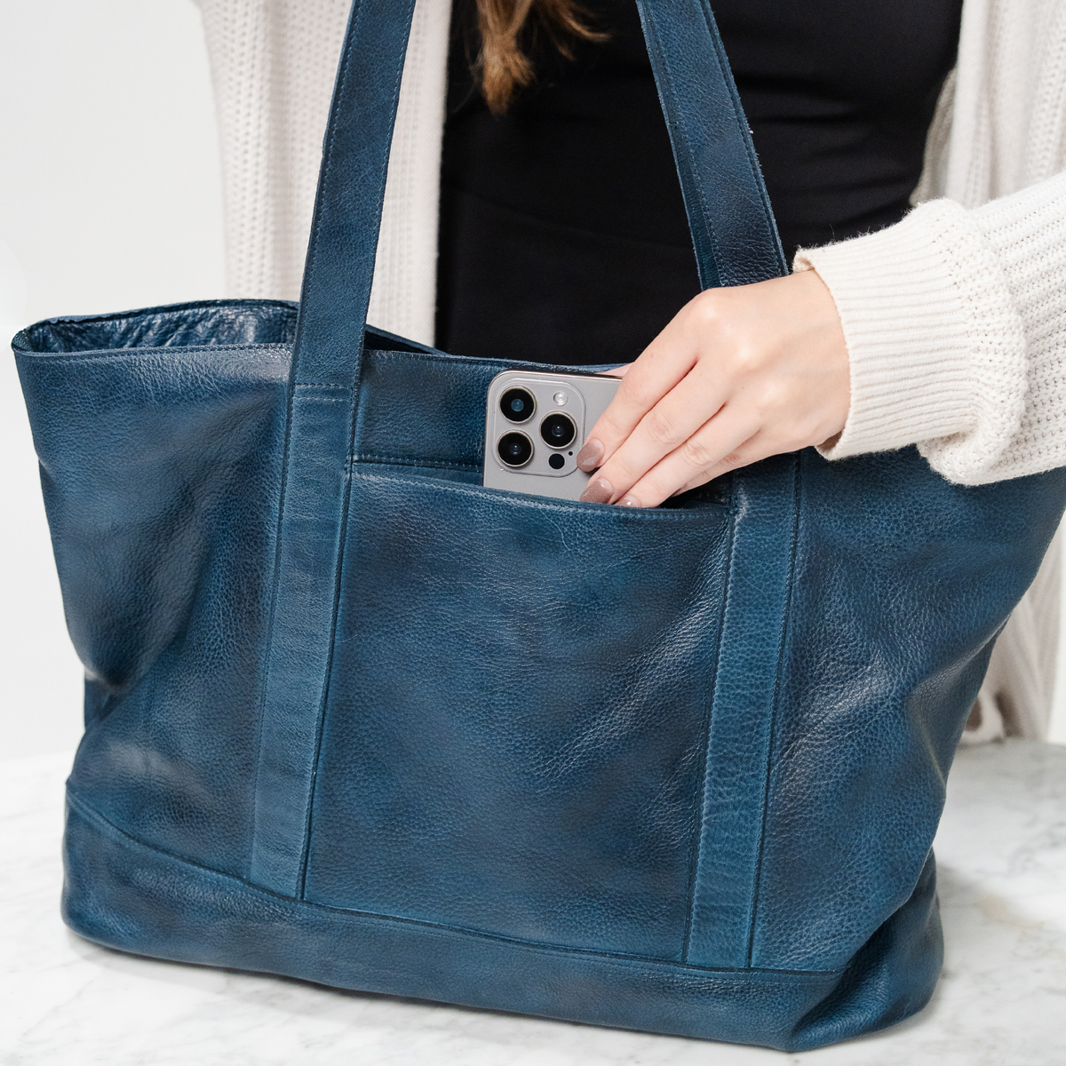 Carmen Leather Tote
