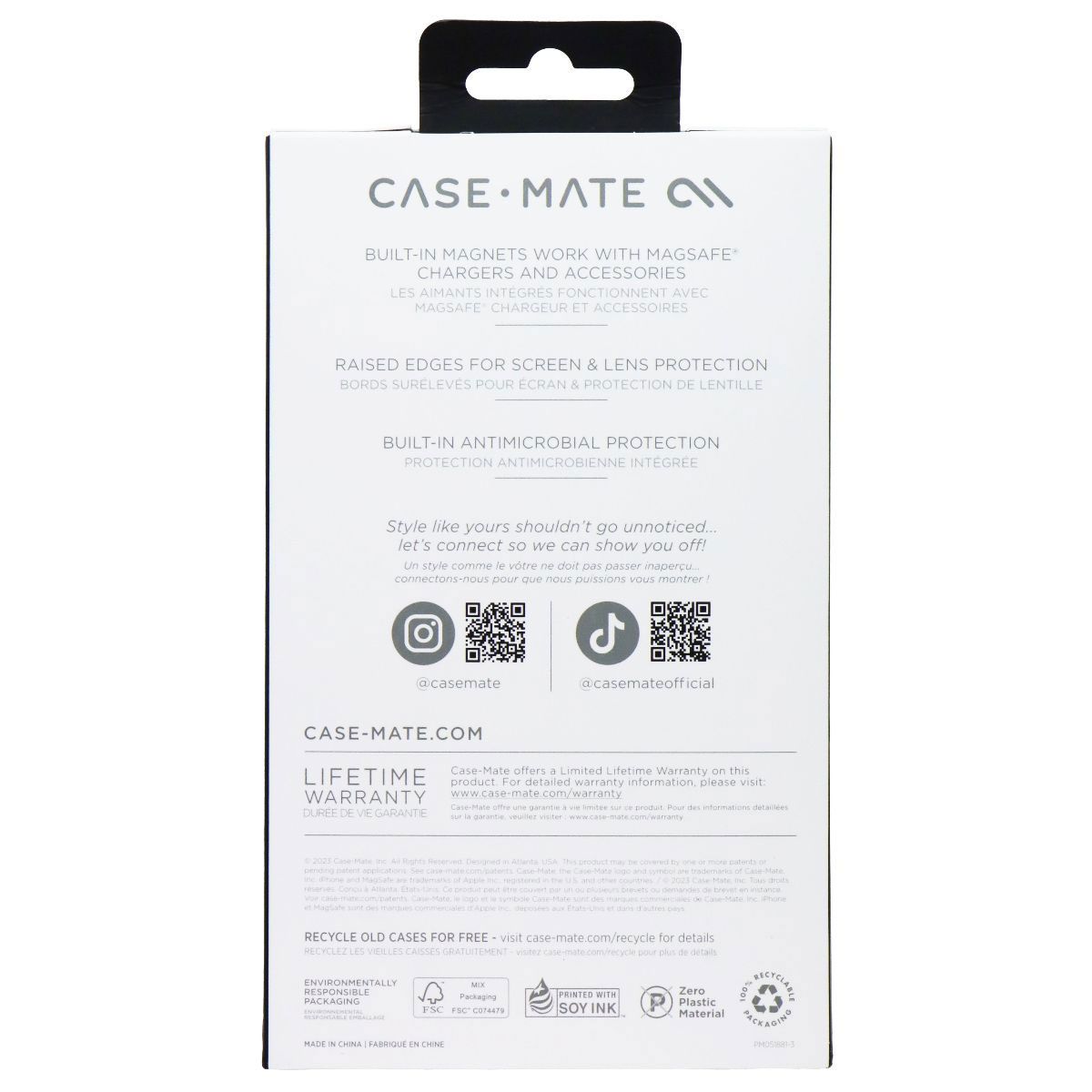 Case-Mate Case for MagSafe for Apple iPhone 16e/15/14/13 - Floral Gems - New