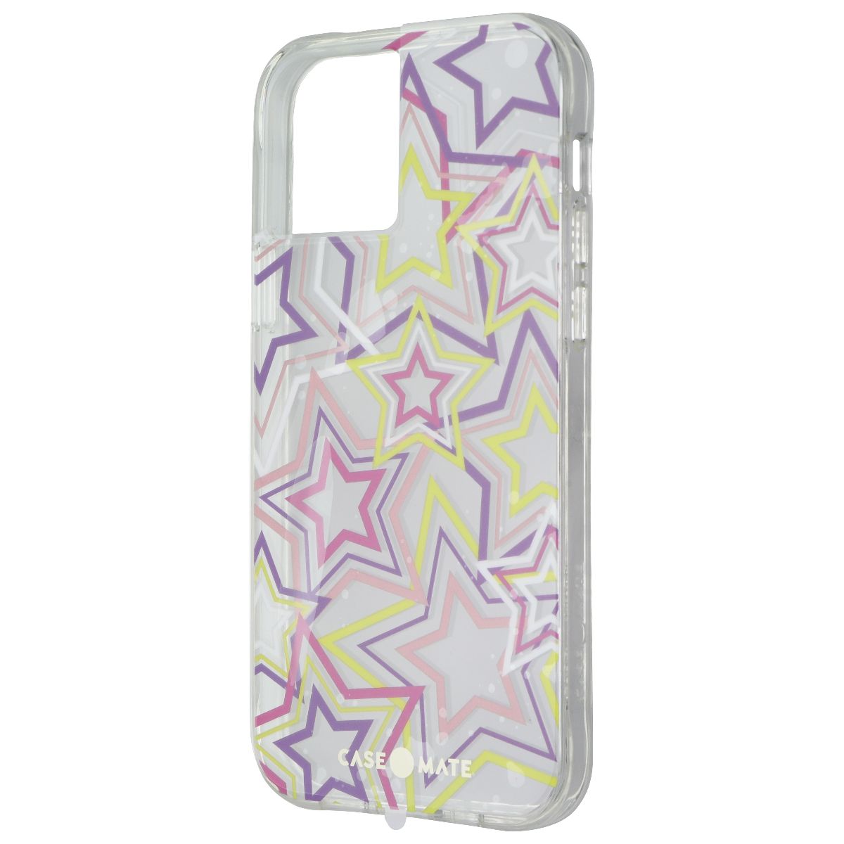 Case-Mate Hardshell Case for Apple iPhone 12 / iPhone 12 Pro - Neon Stars/Clear - New