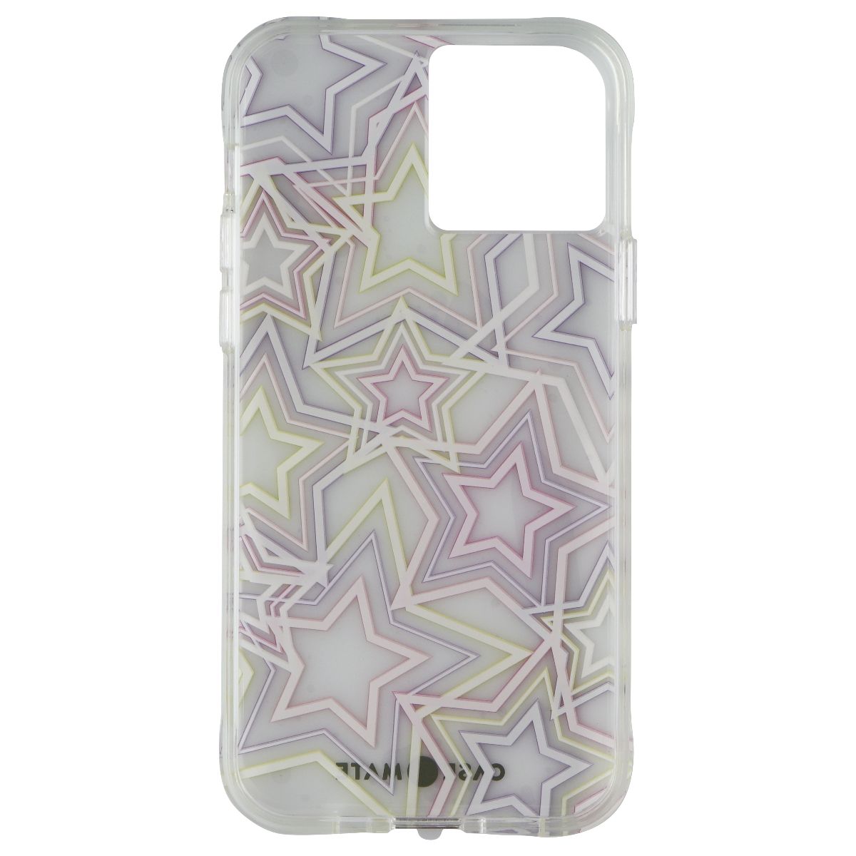 Case-Mate Hardshell Case for Apple iPhone 12 / iPhone 12 Pro - Neon Stars/Clear - New