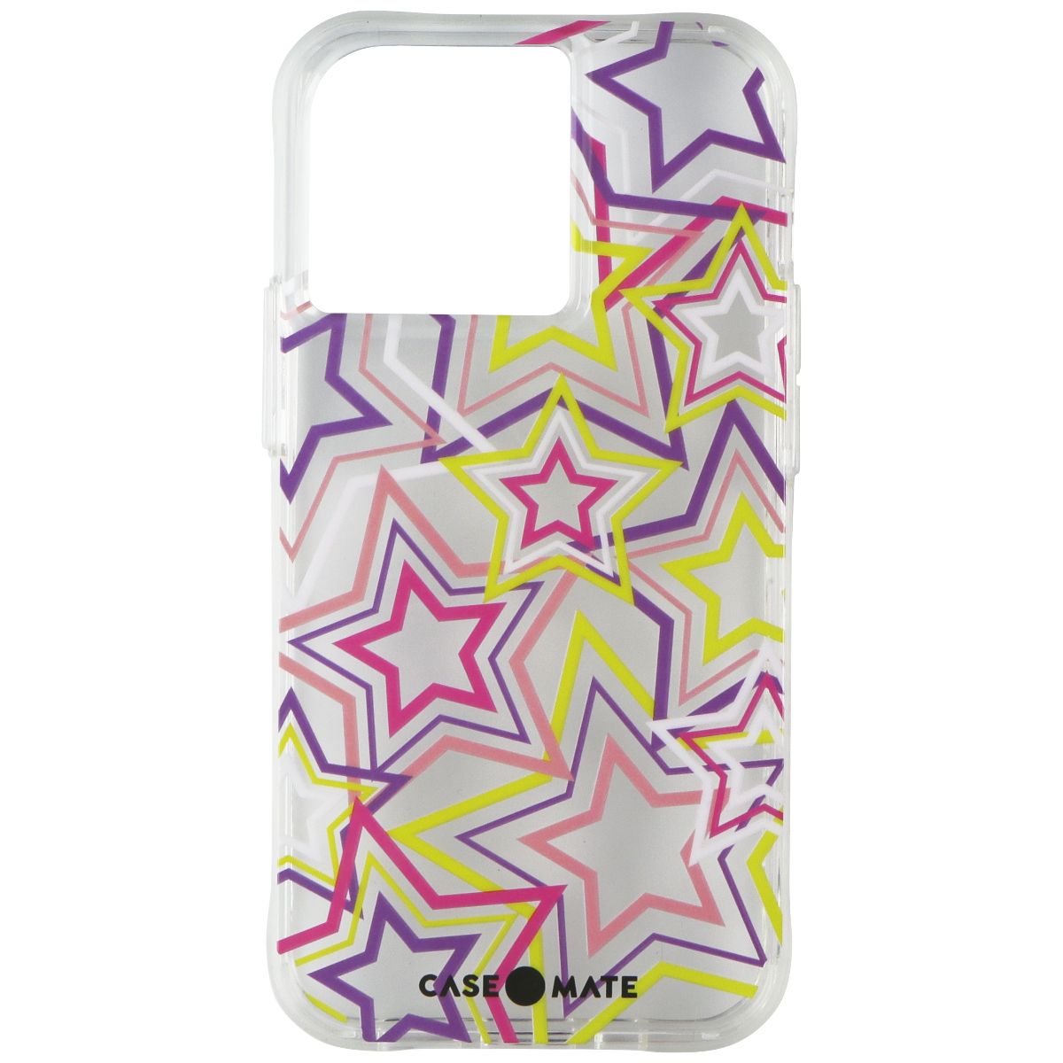 Case-Mate Tough Prints Series Hard Case for iPhone 13 Pro - Neon Stars - New