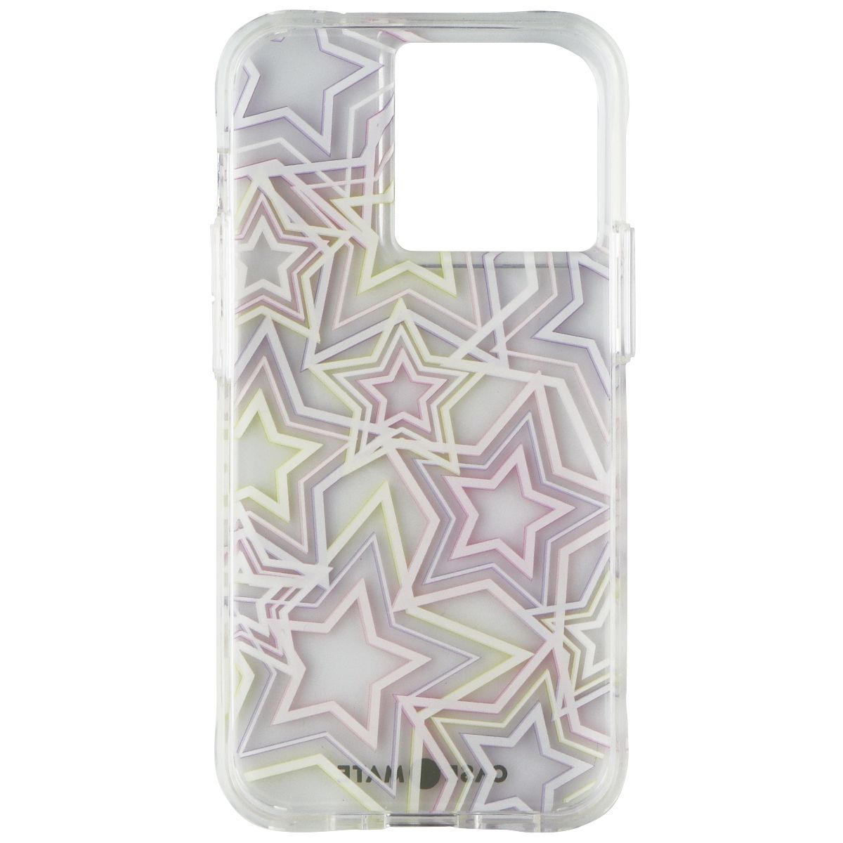 Case-Mate Tough Prints Series Hard Case for iPhone 13 Pro - Neon Stars - New