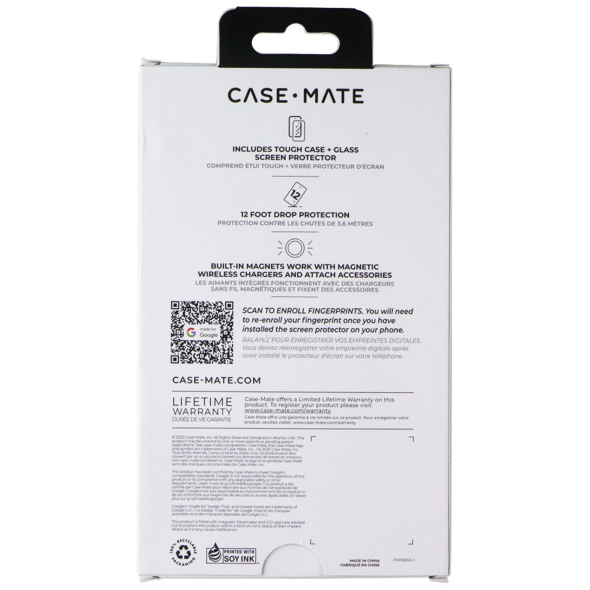 Case-Mate Bundle (Magnetic Tough Case/Screen) for Google Pixel 10 - Clear - New