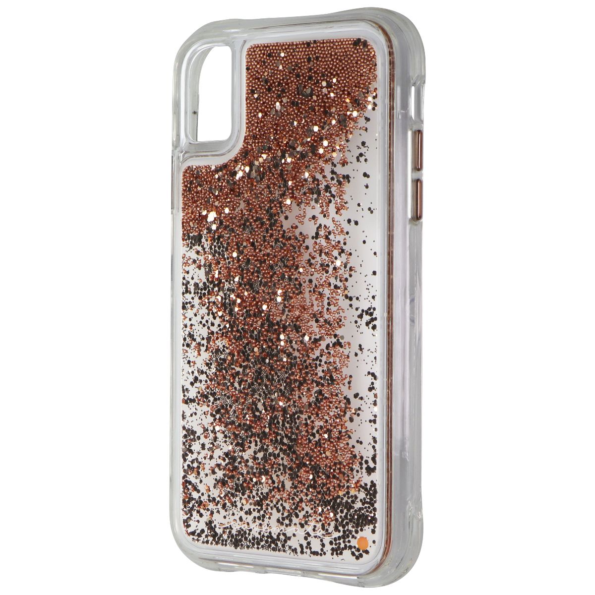 Case-Mate Waterfall Series Liquid Glitter Case for Apple iPhone XR - Gold - New