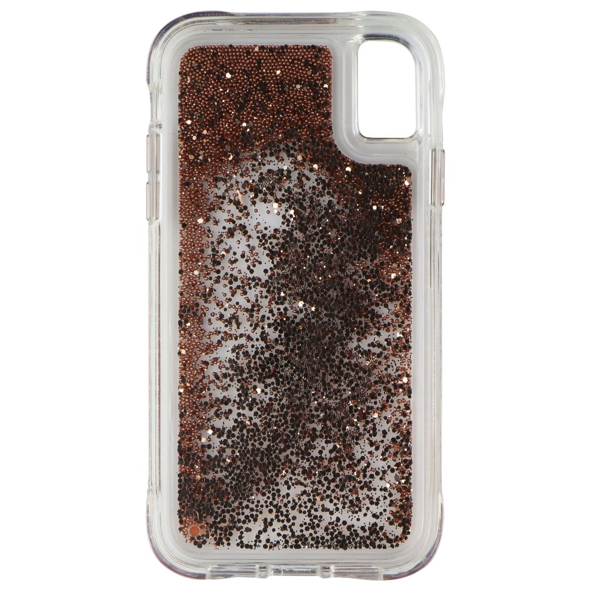 Case-Mate Waterfall Series Liquid Glitter Case for Apple iPhone XR - Gold - New