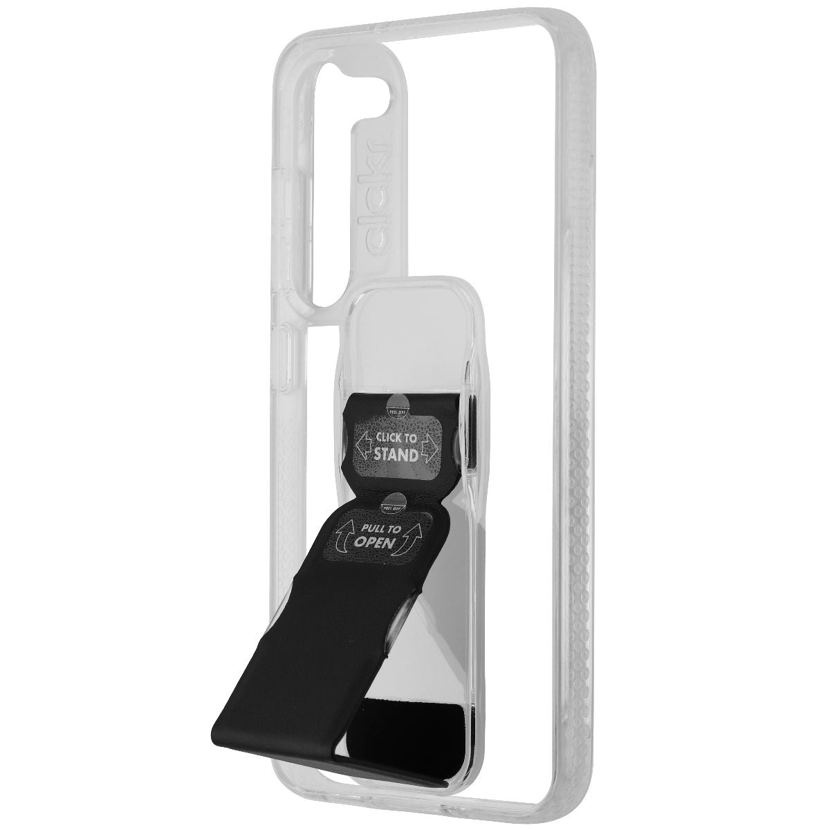 CLCKR Stand + Grip Series Case for Samsung Galaxy S23 - Clear/Black - New
