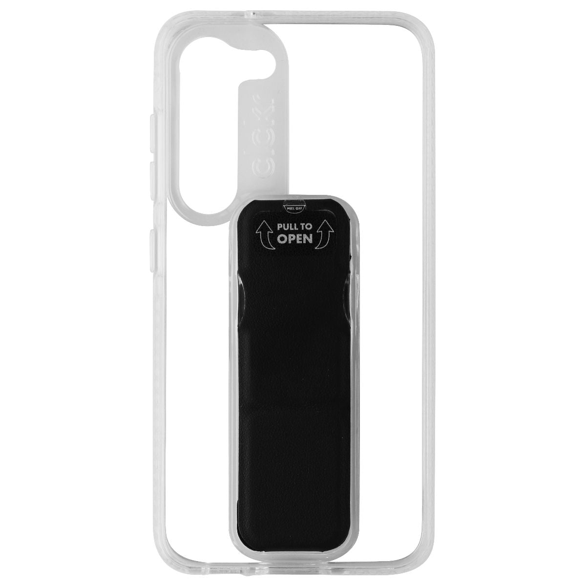 CLCKR Stand + Grip Series Case for Samsung Galaxy S23 - Clear/Black - New