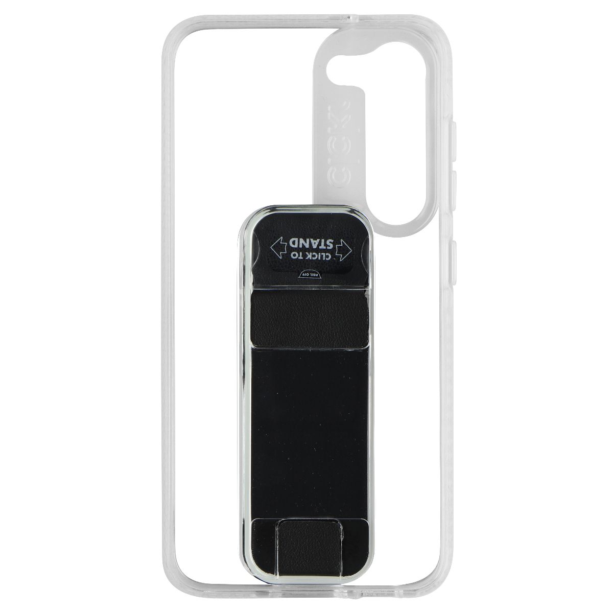 CLCKR Stand + Grip Series Case for Samsung Galaxy S23 - Clear/Black - New