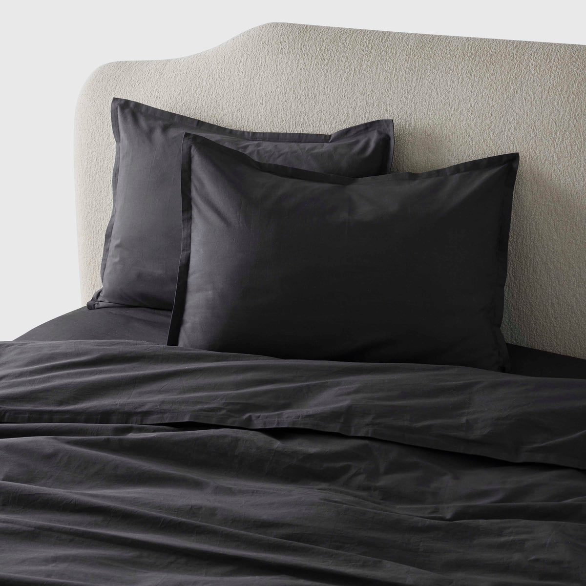 Stonewashed Organic Cotton Percale Shams