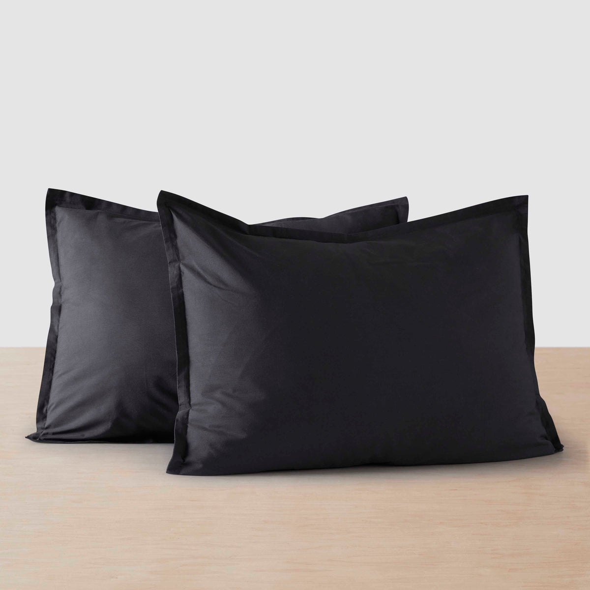Stonewashed Organic Cotton Percale Shams