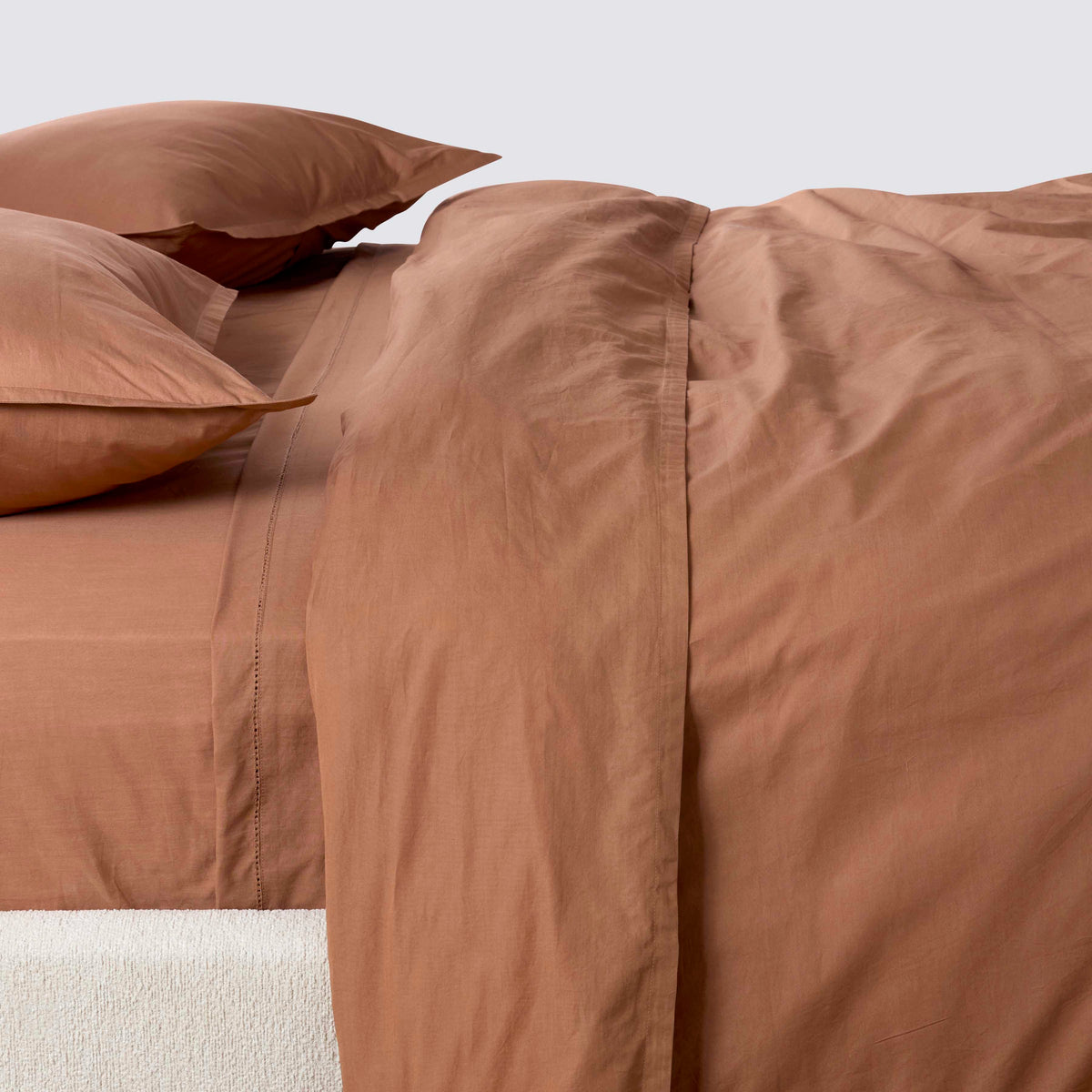 Stonewashed Organic Cotton Percale Duvet Cover