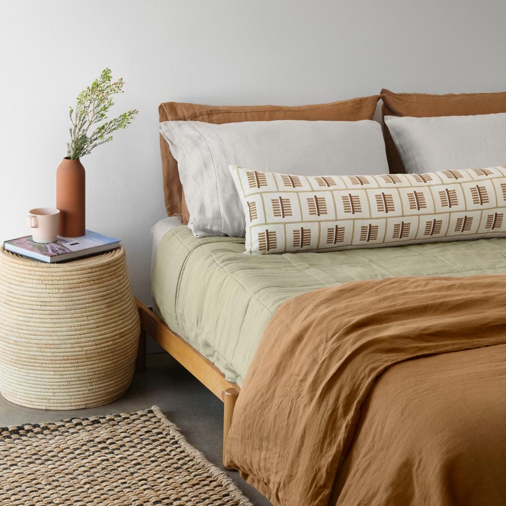 QA | Stonewashed Linen Quilt