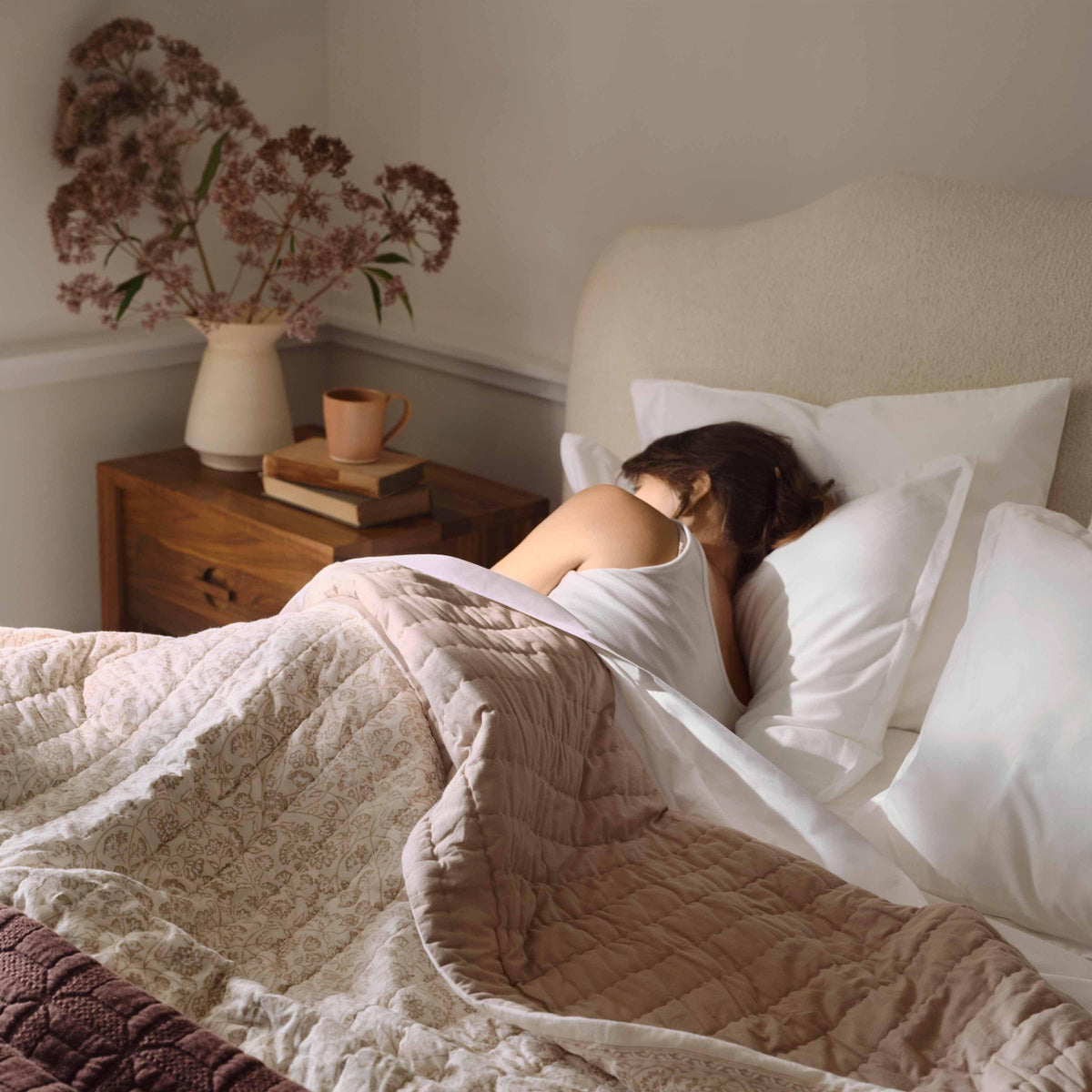 Lianna Block Print Quilt