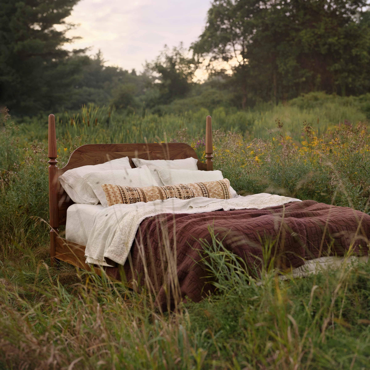Calista Hand-Knotted Lumbar Pillow