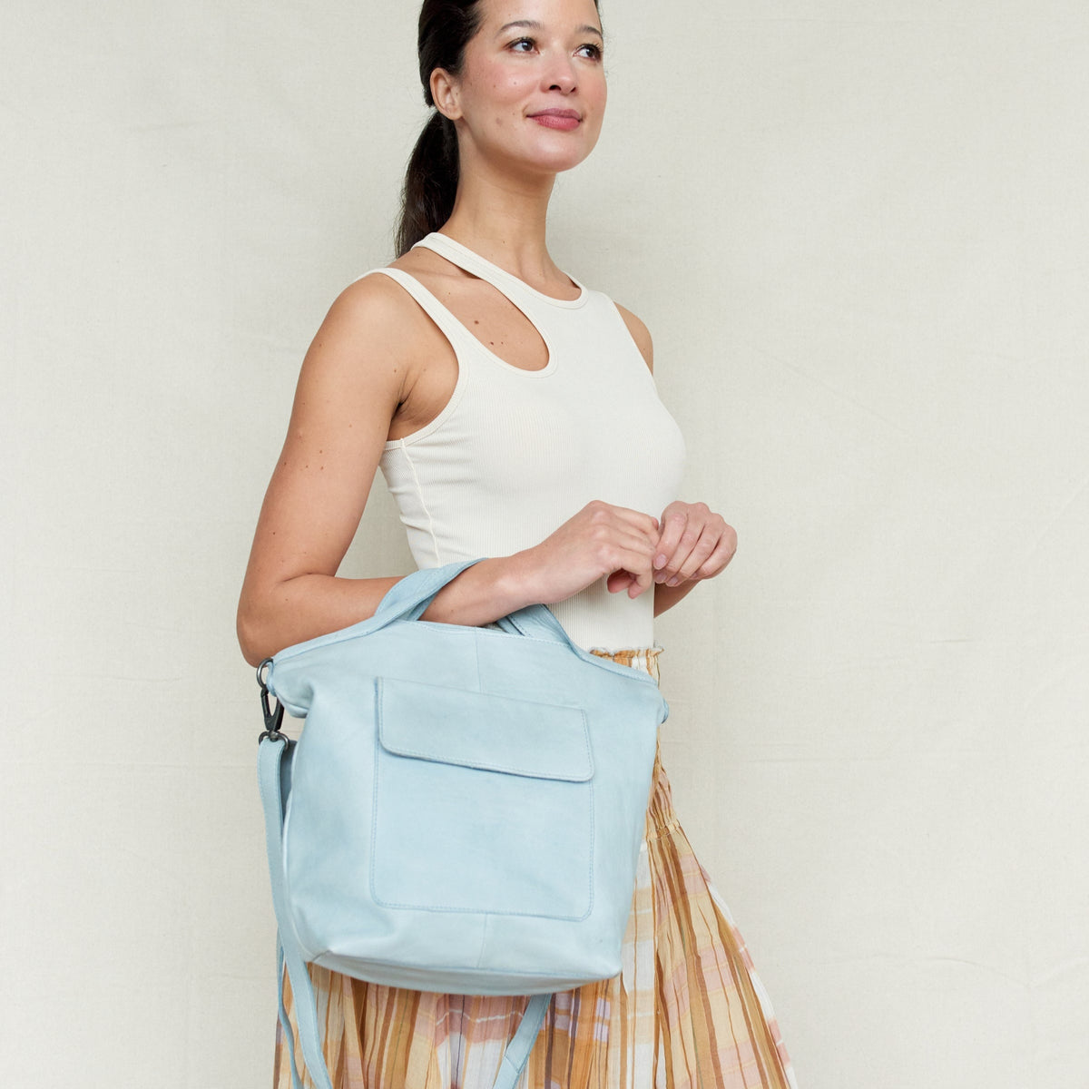 Bianca Leather Crossbody Bag