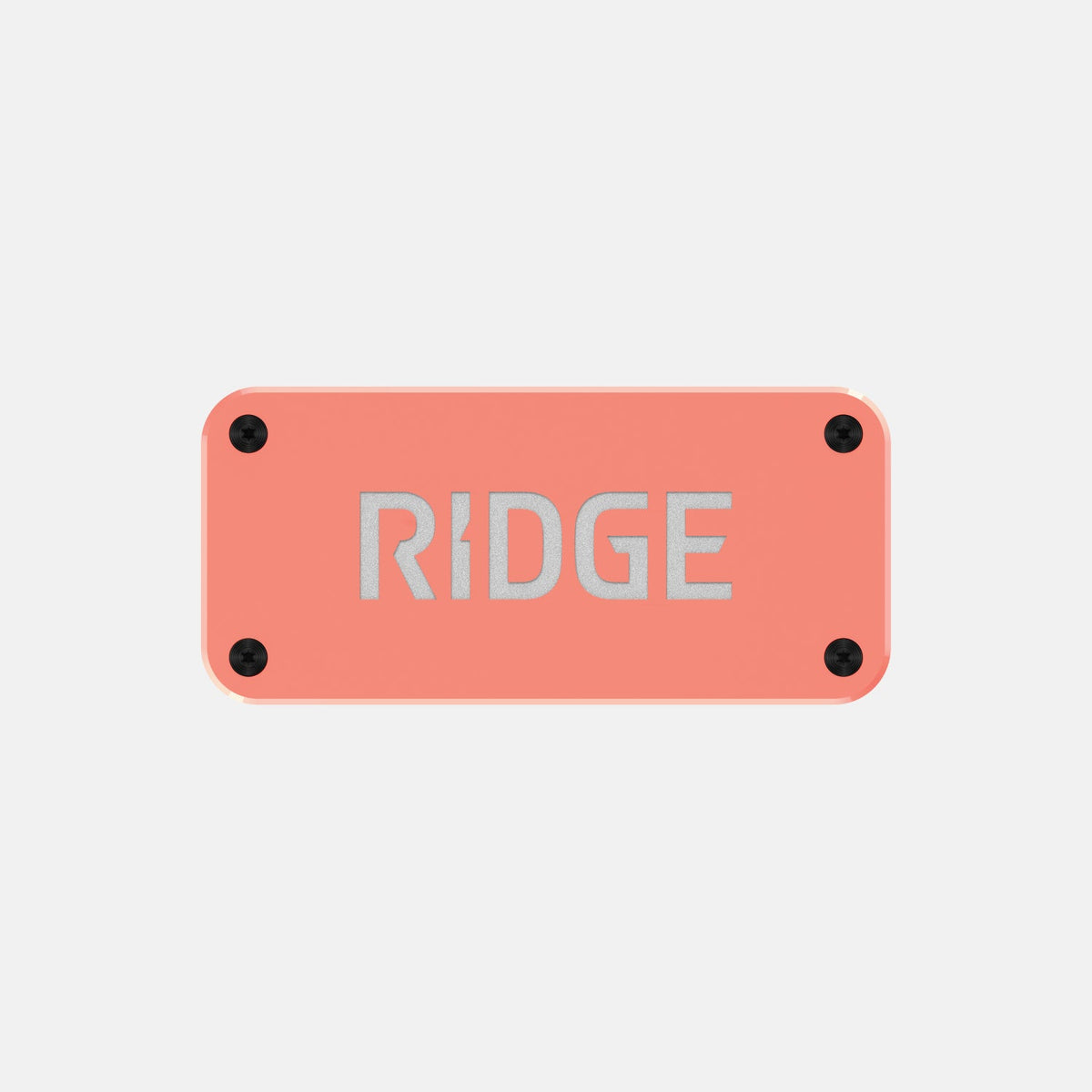 Ridge Logo Plate - Just Peachy