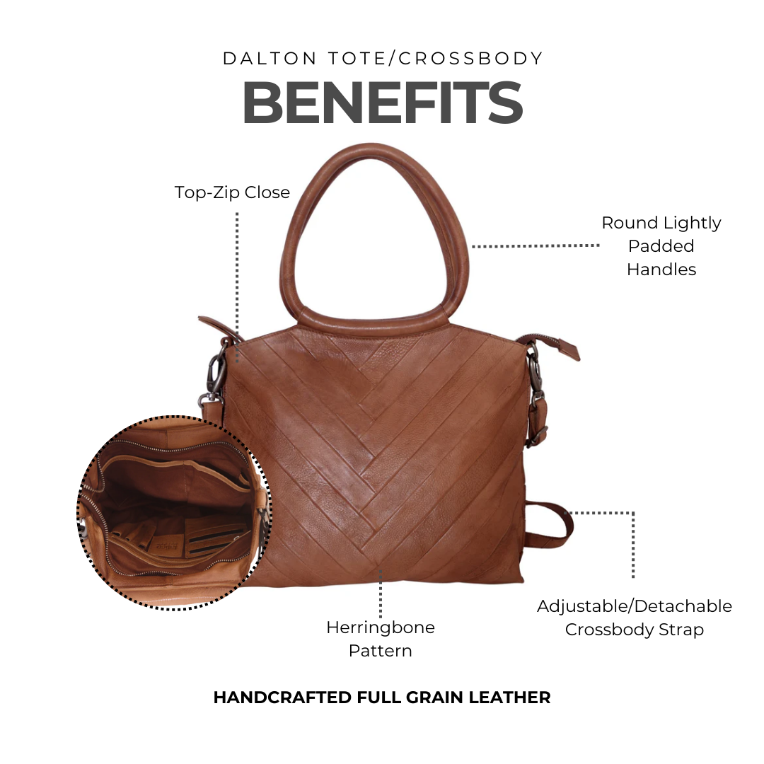 Dalton Leather Crossbody Bag