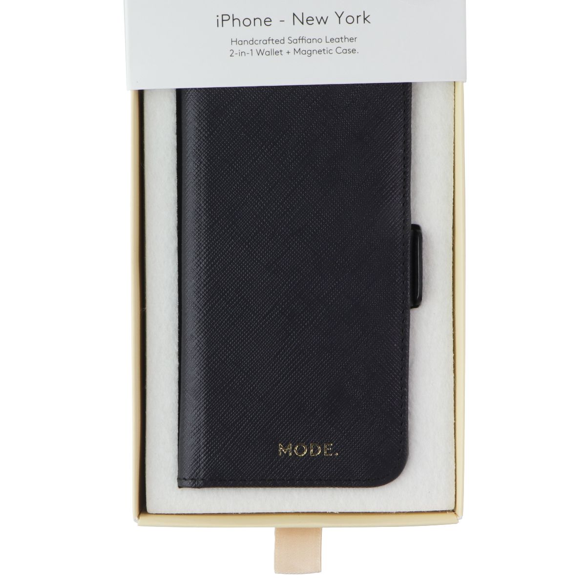 dbramante1928 Mode. New York Wallet Case for Apple iPhone 11 Pro/Xs/X - Black - New