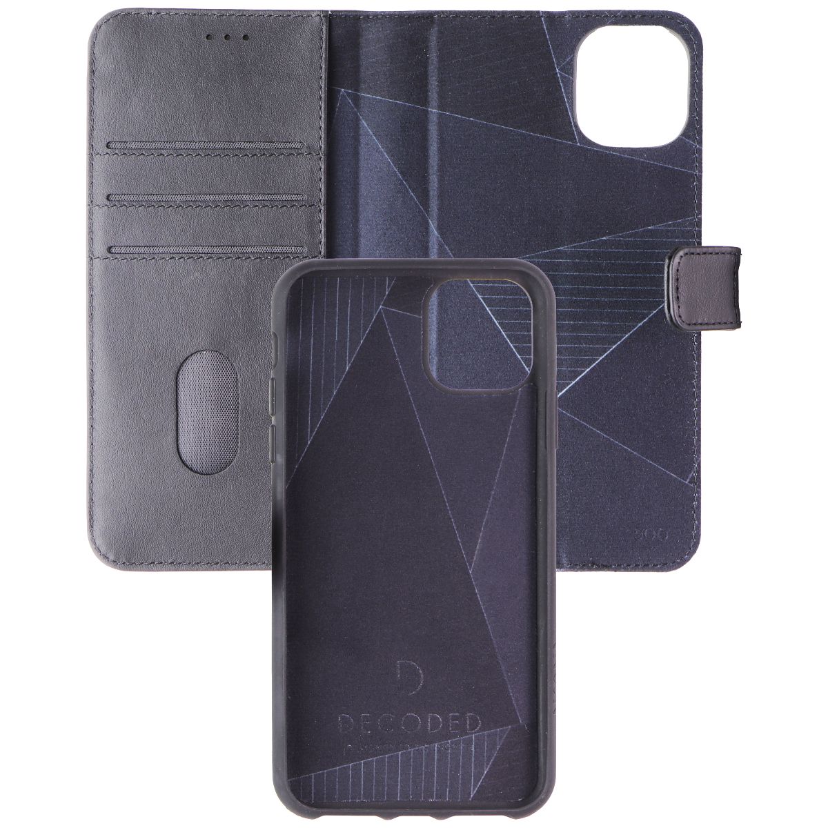 Decoded Detachable Wallet Case for Apple iPhone 11 Pro Max - Black - New