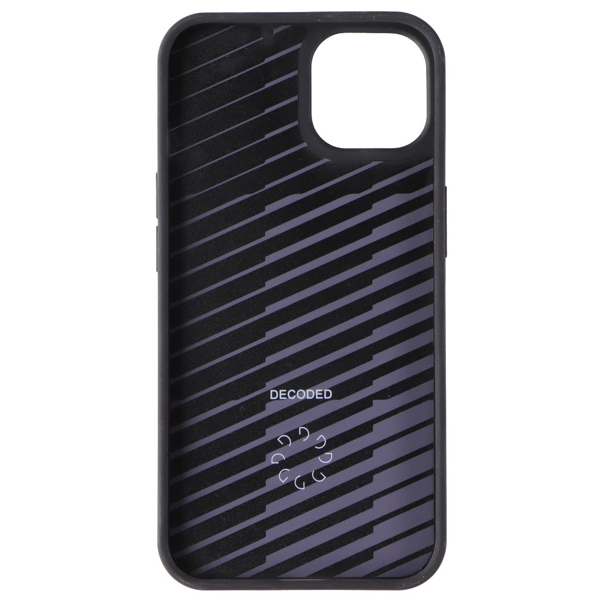 Decoded Back Cover Made with Nike Grind for Apple iPhone 13 - Black / Gray - New